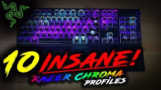 10 Insane Razer Chroma Profiles  Synapse 3 [upl. by Leeanne746]