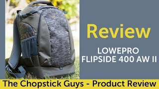 REVIEW OF THE LOWEPRO FLIPSIDE 400 AW II [upl. by Arihsaj764]