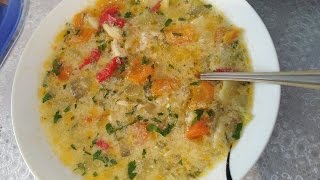 Bakina kuhinja  najzdravija pileća čorbica sa povrćem chicken soup with vegetables [upl. by Specht]