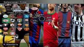 Winning Eleven 10 PS2  Bomba Patch Classicos Revolution [upl. by Eiclehc]