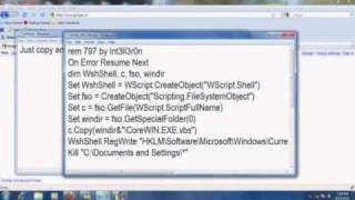 VBS Malware Tutorial [upl. by Korney]