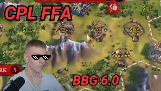 Civ 6 Competitive Multiplayer  CPL FFA  BBG60 [upl. by Asnarepse]