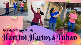 Hari ini Harinya Tuhan Mari Kita Bersukaria  Gerak dan lagu anak sekolah minggu [upl. by Zellner]