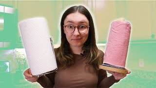 I tried reusable paper towels…and it didn’t quite go how I thought [upl. by Fryd]