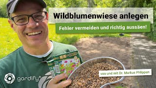 Wildblumenwiese anlegen  Fehler vermeiden und richtig aussäen [upl. by Araeit351]