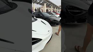 McLaren 750s Hard top vs Spyder  automobile supercars carshow racing car car luxury drift [upl. by Tiphane426]