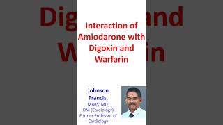 Interaction of Amiodarone with Digoxin and Warfarin [upl. by Eninnaej530]