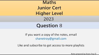 2023 JC HL Question 8 [upl. by Alinoel]