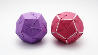 ORIGAMI DODECAHEDRON Jo Nakashima [upl. by Villiers]