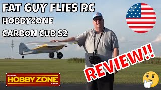 HOBBYZONE CARBON CUB S2 REVIEW by Fat Guy Flies RC [upl. by Halac]