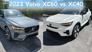 2023 Volvo XC40 vs 2023 Volvo XC60 Which one is better [upl. by Dranreb]