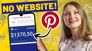 Make 1370 Per WEEK With Pinterest Affiliate Marketing NO WEBSITE [upl. by Eitak587]