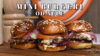 Mini Burgeri i Mini Peciva za Burgere Recept od nule [upl. by Cordelie765]