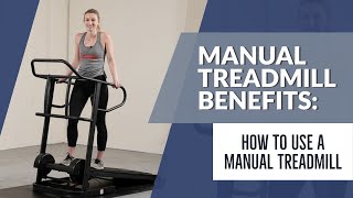 Benefits and How to Use a Manual Treadmill  Learn with Sunny [upl. by Liamsi]