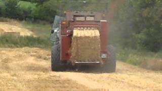 Hesston 4900 Big Square Balers in CoTipperary [upl. by Adolf]