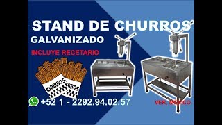 Stand de churros  GRUPO HALLEY [upl. by Syah418]