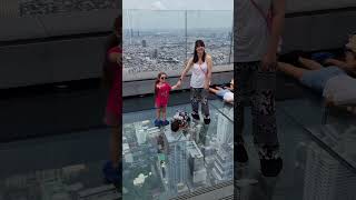 Mahanakhon SkyWalk amp Glass Tray Tour 🇹🇭 Mahanakhon Bangkok skyscraper [upl. by Rosemonde]