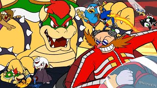 DEATH BATTLE REACTION  Bowser VS DrEggman Mario VS Sonic [upl. by Lietman]