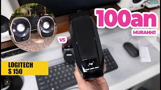 Tonton dulu sebelum beli Logitech S150 Vs Logitech Z120 [upl. by Acirretahs]