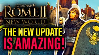 NEW WORLD PHARAOHS LEGACY  BRILLIANT NEW UPDATE Total War Mod News [upl. by Malloy]