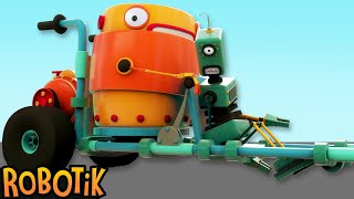 Robot Cartoons For Kids  Road Trip  Robotik [upl. by Nahta]