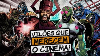 VILÕES DOS QUADRINHOS MAIS ESNOBADOS DO CINEMA [upl. by Anaitsirk]