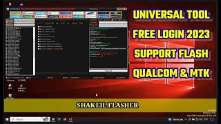 universal tool free login support flashing chipset qualcom dan mediatek [upl. by Erdnad]