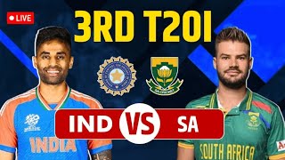 Ind vs SA 3rd Live  Watch Along  Tilak Varma Century  Klassen Sixes [upl. by Wanyen860]