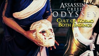 ASSASSINS CREED ODYSSEY Cult of Kosmos ENDING Both Choices 1080p HD [upl. by Klarika]