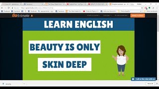 BEAUTY IS ONLY SKIN DEEP  English Proverbs [upl. by Elwood]