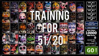 FNAF Ultimate Custom Night TRAINING FOR 5120 [upl. by Zola]