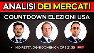 COUNTDOWN ELEZIONI USA  Analisi dei Mercati Finanziari del 3 Novembre 2024 [upl. by Eire]