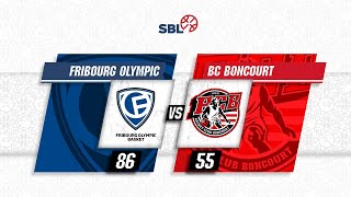 Fribourg Olympic vs BC Boncourt  Game Highlights [upl. by Odicalp]