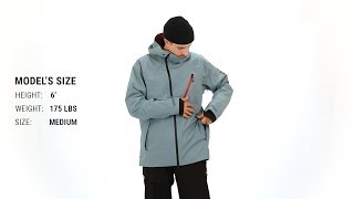 686 Hydra Thermagraph Insulated Snowboard Jacket Fit Review  Tactics [upl. by Silvanus668]