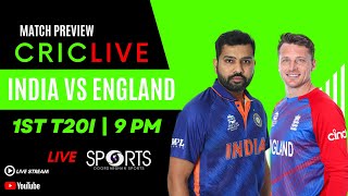 CricLIVE  India vs England 1st T20I  Match Preview  Doordarshan Sports [upl. by Caniff]