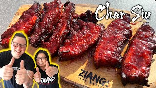 How Chinese Chefs cook Char Siu Oven roasted 🔥🍖 Mum and Son professional chefs cook [upl. by Reine718]