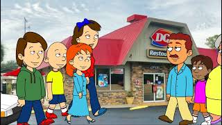 Caillou and Dora behave at Dairy Queen and gets ungrounded Request [upl. by Tena]