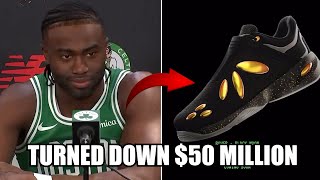 Jaylen Brown STUNS Nike amp NBA Drops INDEPENDENT Shoe amp Company on Celtics Media Day [upl. by Brause]