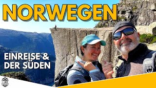 Unser NorwegenAbenteuer im Kastenwagen startet Von Hirthals zum Preikestolen norwegen [upl. by Ardelis]