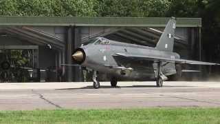 Double QShed Scramble  Lightning QRA At Bruntingthorpe Airfield 2872013 [upl. by Nagaer]