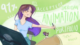 accepted sheridan animation portfolio tips amp tricks [upl. by Yllime]