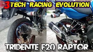 Review Hasil Pemasangan Knalpot 3TECH TRIDENTE F20 RAPTOR Di Vixion Old Stuntride [upl. by Esorlatsyrc727]