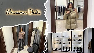 Shopping vlog Massimo Dutti  New collection  trying  шопинг и примерка [upl. by Henarat]