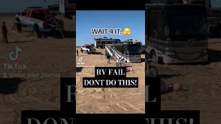 RV FAIL  DONT DO THIS  BEST FAILS rvlife rv fail failarmy [upl. by Truelove42]