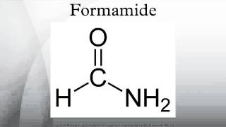 Formamide [upl. by Erdnaid]