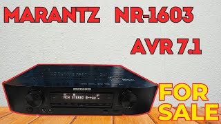 Marantz NR 1603 7 1 AVR For Sale I Contact 6284422774 [upl. by Harle]