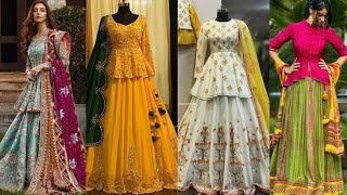 Latest Peplum style Blouse Designs for lehenga and SareeBlousedesignlehngapeplumstyle [upl. by Jakob794]