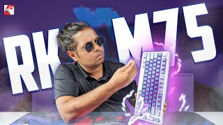 RK M75 Gasket Mechanical Keyboard Review [upl. by Ahsiekin]