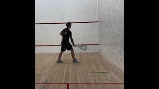 Serious Squash Volley Drop Drill To Shorten Your Backswing [upl. by Sedlik487]