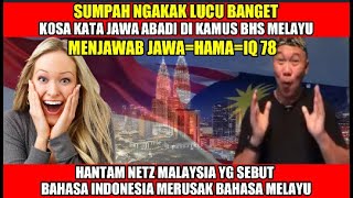 LUCU BANGET  kosakata bahasa jawa abadi di kamus bahasa melayu malaysia [upl. by Lareine]